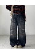 Naughty Double Knee Wide Denim