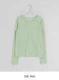 [BAONHAUS] Seden Modal Layered Round T-shirt