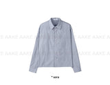 CROP OVER STRIPE SHIRT