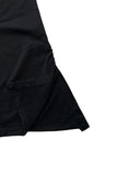 UNBALANCE SLIT SHIRRING T