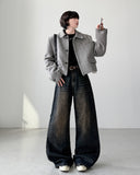 Coil Dark Blue Wide Denim