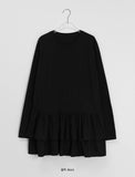 [BAONHAUS] Kineko Tiered Frill Lace Layered T-shirt