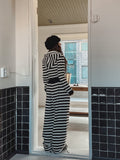 Pierre Stripe Set-Up String Pants