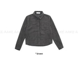 (WOOL) GINGHAM CHECK SHIRT