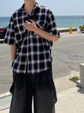 Cooling Check Half Shirt