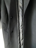 Hidden Maxi Long Black Coat