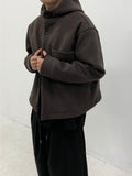 Uni Crop Hoodie Short Coat