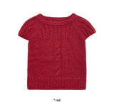 (WOOL) SHORT SLEEVE KNIT