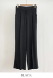 Light Cool Pintuck Wide Slacks