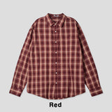 Dino loose fit check shirt