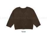 (WOOL) FLUFFY CARDIGAN