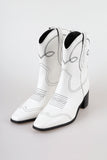Modern western ankle boots