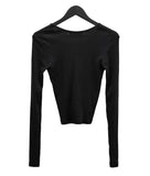 T-Din Twisted V-Neck Tee