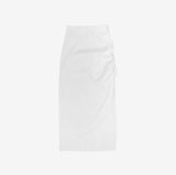 meeve pintuck side slick skirt