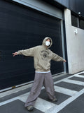 Suede Balloon Pants