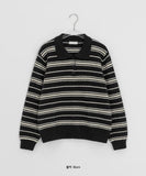Hengo Stripe Collar Knit