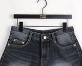 Tilshu Half Low Washing Denim Shorts