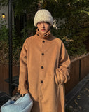 Posey Wool Balmacaan Coat