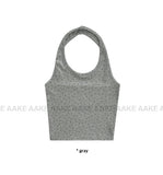 STAR HALTER SLEEVELESS