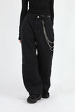 Wide ball leg denim