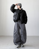 Heart Pocket Wide Pants