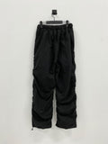 Shirring Street Polyester Pants