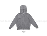 ESSENTIAL KNIT HOOD ZIP-UP