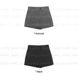 PINSTRIPE SHORT SLACKS