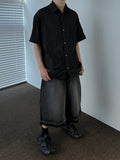 Mood Wrinkle Half Shirt