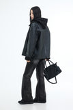Ranby shearling buckle leather jacket