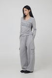 Lucrin Shirring T-Shirt
