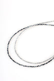 glitter bead necklace