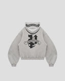 No.20 PARAGRAPH BANNER ZIP HOODIE