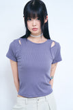 Uma layered ribbed T-shirt