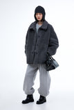 Diomi Collar Fur Coat