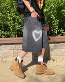 From Heart Washed Bermuda Pants