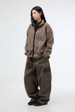 Braun Text Fleece Shearling Jacket