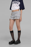 Muli frill mini skirt