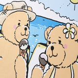 Ice cream Bear Beach towel