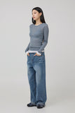 Popit Ribbed Wide Jeans