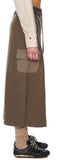 Verrer Cargo Brushed Long Skirt