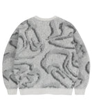 DESTROYED ECLIPSE HAIRY KNIT SWEATER