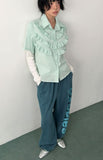 FRILL LAYERED SHIRT