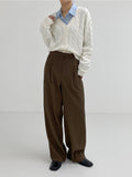 Lau High Waist Wide Slacks