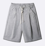 Light Deep Tuck Half Pants