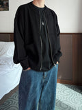 Damage Zip-up Knit
