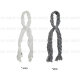 NATURAL PLEATS SCARF