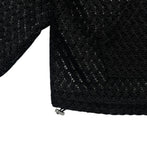 SUMMER KNIT HOOD ZIP-UP