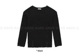 LOOSE BOUCLE DAMAGE KNIT