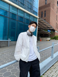 Glossy Nylon Windbreaker